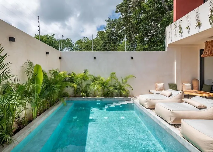 Villa 5-bedroom Private House With Pool In Tulum